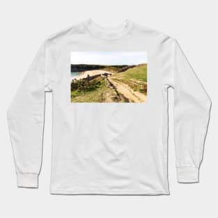 Barafundle Bay And Beach, Pembrokeshire, Wales Long Sleeve T-Shirt